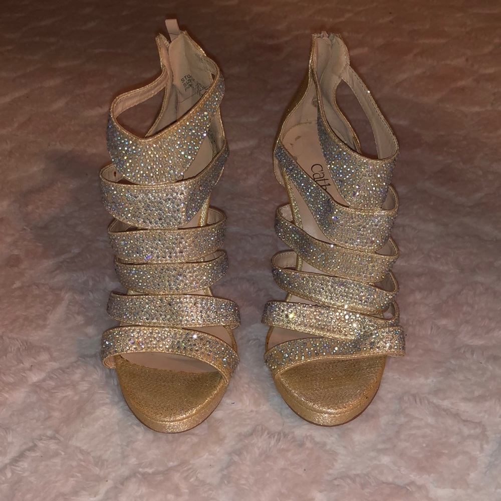 Size 6 Cathy Jean sparkly heels